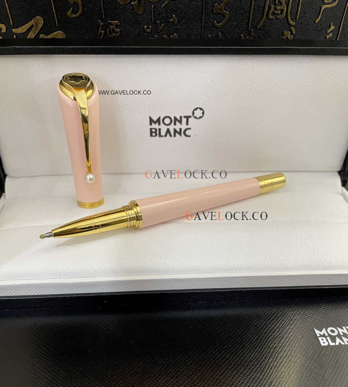 AAA Copy Montblanc Marilyn Monroe Pink & Gold Rollerball Pen